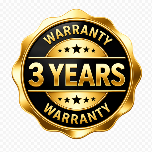 + 3 YEAR WARRANTY